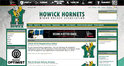 Desktop Screenshot of howickminorhockey.com